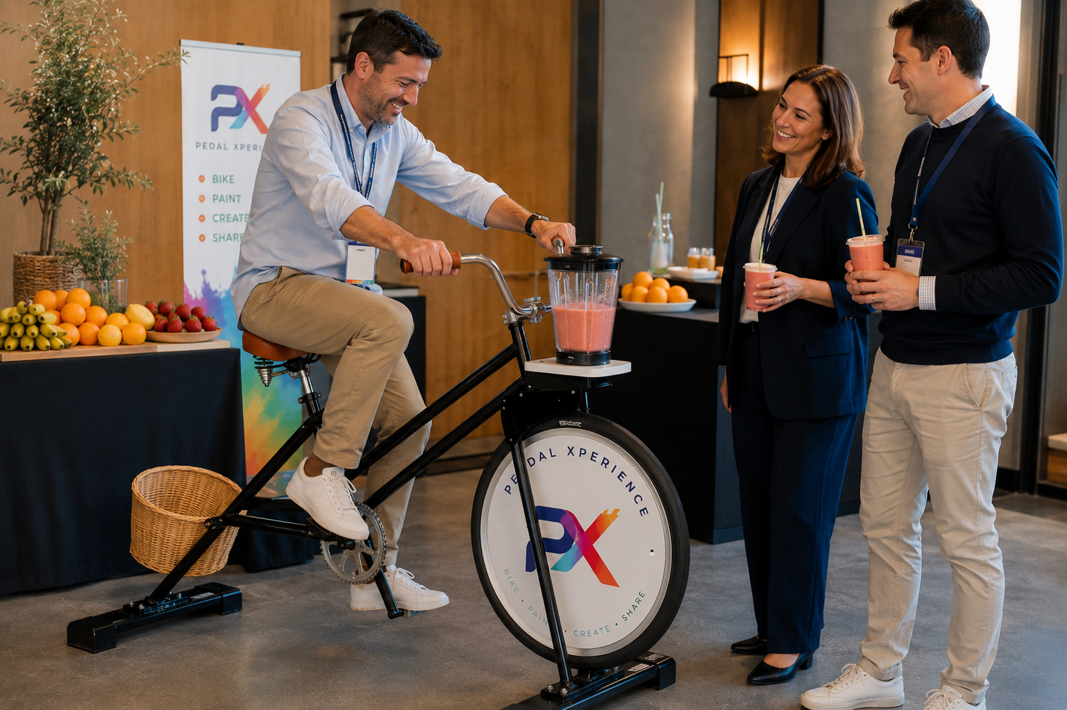 Actividad Pedal Juice de bienestar corporativo para empresas